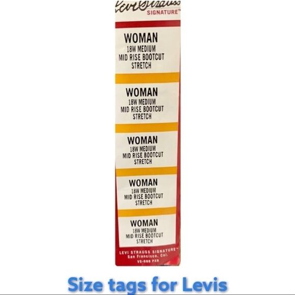 PRICE FIRM!$35 Levi Strauss Plus Size Denim Jeans. SIZE 18 - Picture 5 of 10